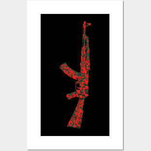 kalashnikov AK 47 Posters and Art